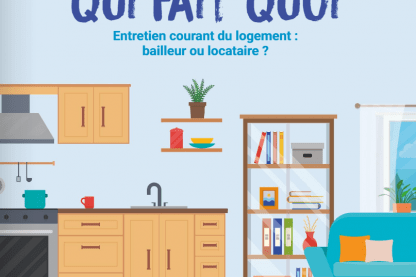 La fiche pratique Qui fait quoi a été créée par la RIVP pour aider les locataires à mieux identifier les tâches d'entretien que les bailleurs et locataires doivent assurer.