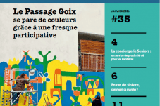 Le dossier du N°35 du journal de la RIVP consacre sa une à la rénovation du passage Goix.