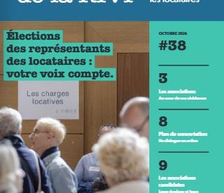 Le journal des locataires RIVP 38 consacre un dossier aux prochaines élections des représentants des locataires.
