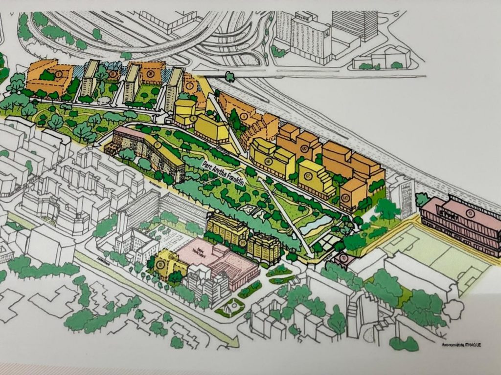 Le parc Aretha Franklin sera le cœur du futur quartier Python Duvernois.