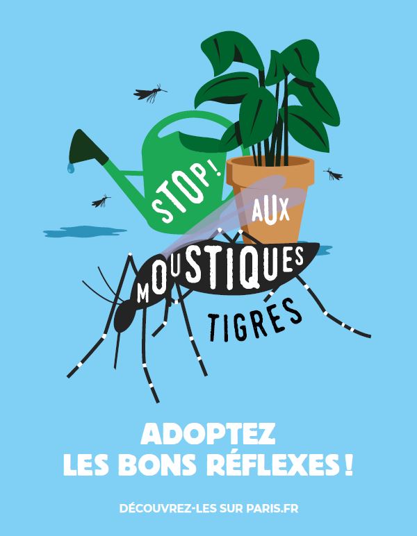 La Ville de Paris lance un plan d'actions pour lutter contre les moustiques tigres.