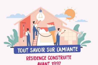 La RIVP informe ses locataires pour les travaux dans les logements et la sécurité liée à l'amiante pour les anciennes résidences.