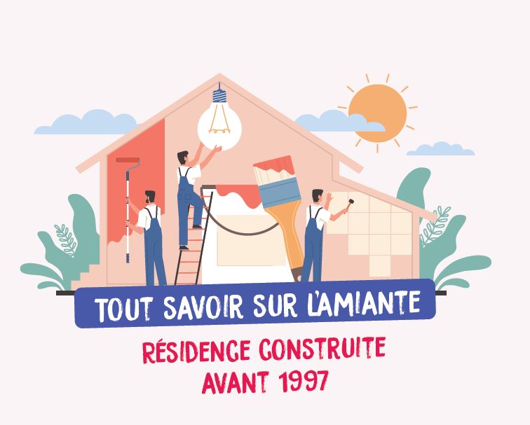 La RIVP informe ses locataires pour les travaux dans les logements et la sécurité liée à l'amiante pour les anciennes résidences.